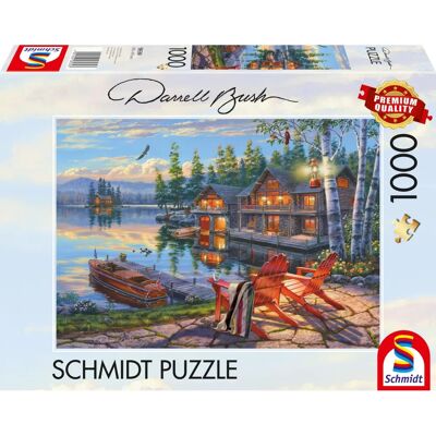 Schmidt Darrell Bush Loon Lake 1000 részes puzzle Schmidt Darrell Bush Loon Lake 1000 részes puzzle
