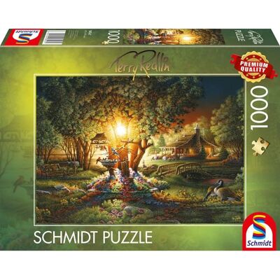 Schmidt Redlin: Nádherný jarní zář - Puzzle Schmidt Redlin: Nádherný jarní zář - Puzzle