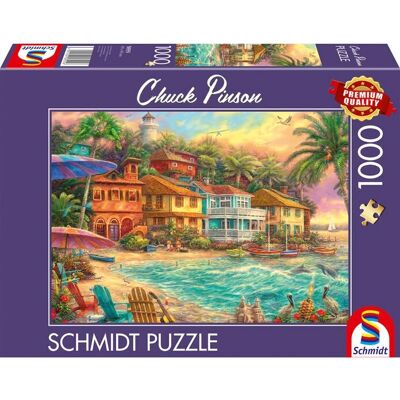 Schmidt Puzzle Island Life - 1000 Pieces - Jigsaw Puzzle Schmidt Puzzle Island Life - 1000 Pieces - Jigsaw Puzzle