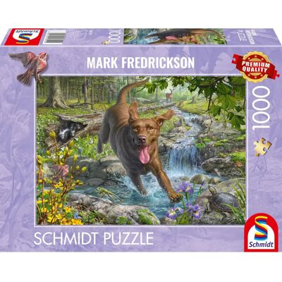 Schmidt Spiele Mark Fredrickson - Jarní Labrador Puzzle Schmidt Spiele Mark Fredrickson - Jarní Labrador Puzzle