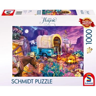 Schmidt Spiele Schmidt Wild West Campout 1000-piece Puzzle - Jigsaw Puzzle Schmidt Spiele Schmidt Wild West Campout 1000-piece Puzzle - Jigsaw Puzzle