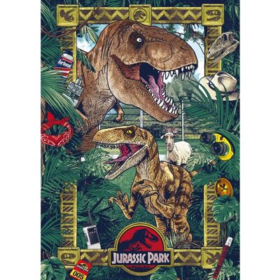 Jurassic Park Dinosauriepussel - 1000 Bitar Jurassic Park Dinosauriepussel - 1000 Bitar