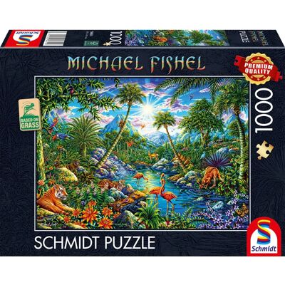 Rompecabezas Island Paradise de Schmidtspiele - 1000 piezas - Tema tropical Rompecabezas Island Paradise de Schmidtspiele - 1000 piezas - Tema tropical