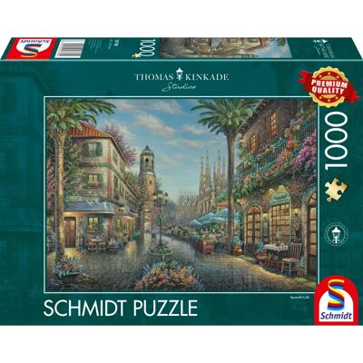 Schmidt Thomas Kinkade: Španělská kavárna - Puzzle Schmidt Thomas Kinkade: Španělská kavárna - Puzzle