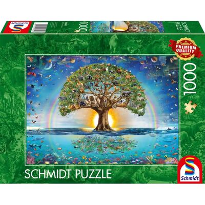 Schmidt Premium 1000-dílné puzzle - Kouzelný strom života - Puzzle Schmidt Premium 1000-dílné puzzle - Kouzelný strom života - Puzzle