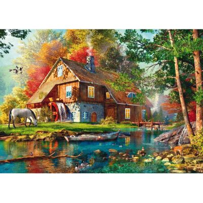 Schmidt Spiele 58881 Układanka - Jesienny młyn wodny Schmidt Spiele 58881 Układanka - Jesienny młyn wodny