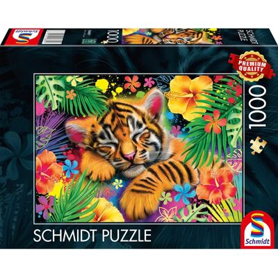 Schmidt Spiele - Tigris Kölyök - 1000 Teile - Puzzle Schmidt Spiele - Tigris Kölyök - 1000 Teile - Puzzle