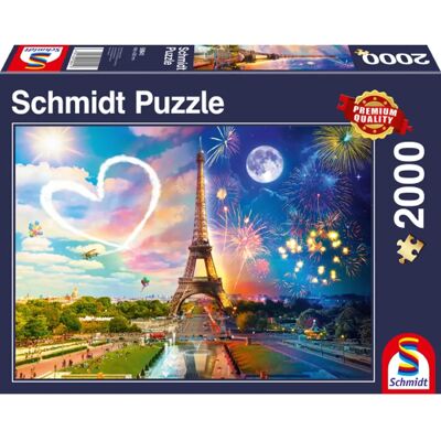 Puzzle Schmidt Paryż Dzień i Noc - 2000 Elementów Puzzle Schmidt Paryż Dzień i Noc - 2000 Elementów