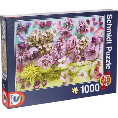 Puzzle Fleurs violettes 1000 pièces - Puzzle - Publicité Puzzle Fleurs violettes 1000 pièces - Puzzle - Publicité