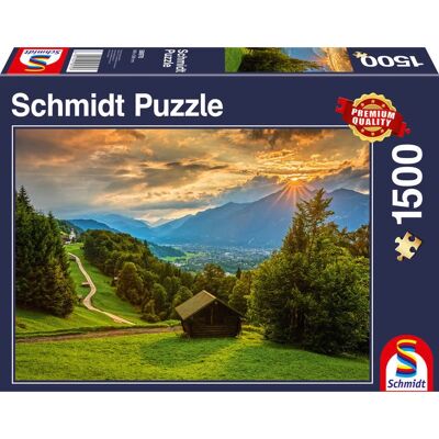 Schmidt Spiele 4058970 Kontura puzzle 1500 Krajina - Puzzle Schmidt Spiele 4058970 Kontura puzzle 1500 Krajina - Puzzle
