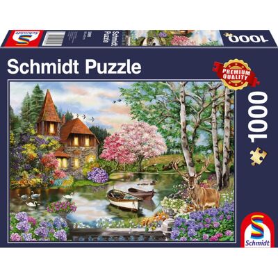 Schmidt Spiele Huis aan het Meer Puzzel 1000 Stukjes - Puzzle Schmidt Spiele Huis aan het Meer Puzzel 1000 Stukjes - Puzzle