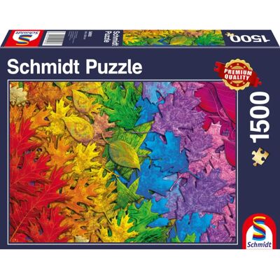 Schmidt Artysta Michael David Ward 1500 Kolorowe Liście Puzzle Schmidt Artysta Michael David Ward 1500 Kolorowe Liście Puzzle