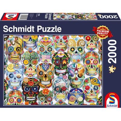 Puzzle La Catrina 2000 Dílů - Prémiová Kvalita Puzzle La Catrina 2000 Dílů - Prémiová Kvalita
