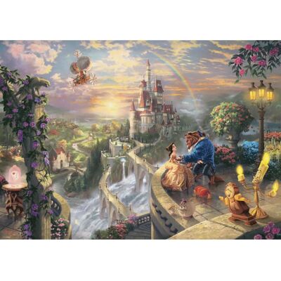 Puzzle Kráska a Zvíře od Thomase Kinkade - 1000 dílků Puzzle Kráska a Zvíře od Thomase Kinkade - 1000 dílků