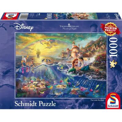 Schmidt Sirena Pequeña Ariel Thomas Kinkade 1000 Puzzle - Puzzle Schmidt Sirena Pequeña Ariel Thomas Kinkade 1000 Puzzle - Puzzle