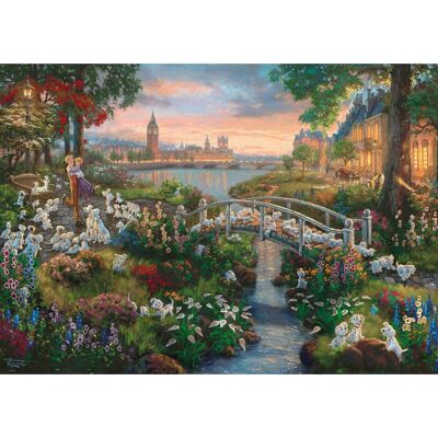 Schmidt Thomas Kinkade 1000-delars landskaps pussel Schmidt Thomas Kinkade 1000-delars landskaps pussel