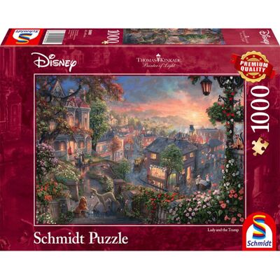 Schmidt Lady and the Tramp 1000 Puzzle - Jigsaw Puzzle Schmidt Lady and the Tramp 1000 Puzzle - Jigsaw Puzzle