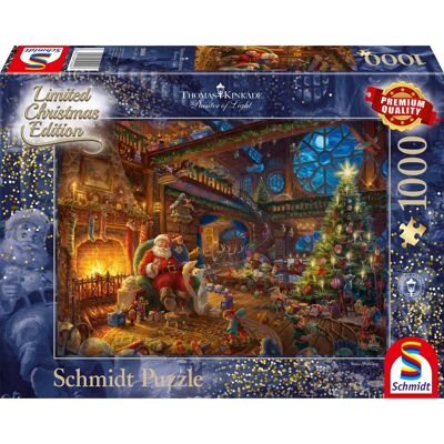 Schmidt Kinkade Santa Claus Elves Puzzle - 1000 Teile Schmidt Kinkade Santa Claus Elves Puzzle - 1000 Teile