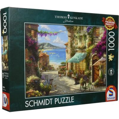 Puzzle Café Italien de Schmidt Thomas Kinkade - 1000 Pièces Puzzle Café Italien de Schmidt Thomas Kinkade - 1000 Pièces