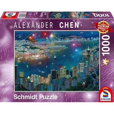 Schmidt Alexander Chen Feuerwerk Hongkong 1000 Puzzle Schmidt Alexander Chen Feuerwerk Hongkong 1000 Puzzle