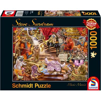 Schmidt Steve Sundram Music Mania - Puzzle Schmidt Steve Sundram Music Mania - Puzzle