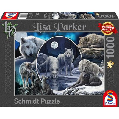 Schmidt Puzzle 59666 - Lisa Parker - Wolfkunst - 1000 Teile - Puzzle Schmidt Puzzle 59666 - Lisa Parker - Wolfkunst - 1000 Teile - Puzzle