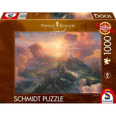 Schmidt Spiele Thomas Kinkade Geest Kruis 1000 Puzzel - Puzzel Schmidt Spiele Thomas Kinkade Geest Kruis 1000 Puzzel - Puzzel