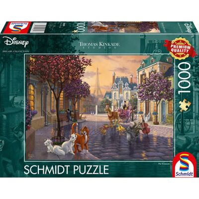 Schmidt Spiele Disney The Aristocats Contour puzzle 1000 pcs - Puzzle Schmidt Spiele Disney The Aristocats Contour puzzle 1000 pcs - Puzzle