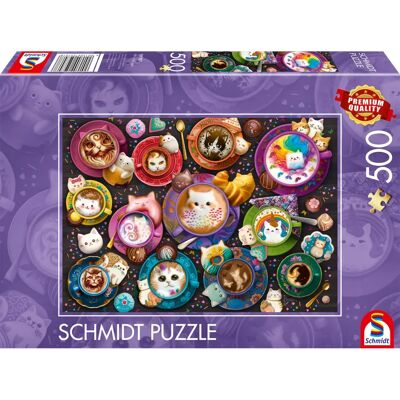 Rompecabezas Schmidt Coffee Art Gatitos - 500 Piezas Rompecabezas Schmidt Coffee Art Gatitos - 500 Piezas
