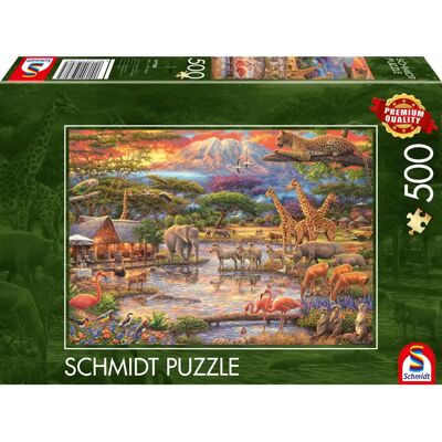 Rompecabezas Schmidt Paradise Monte Kilimanjaro 500 Piezas Rompecabezas Schmidt Paradise Monte Kilimanjaro 500 Piezas