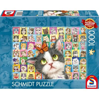 Schmidt Katzen-Mimik Puzzle - 1000 Pieces - Puzzle Schmidt Katzen-Mimik Puzzle - 1000 Pieces - Puzzle