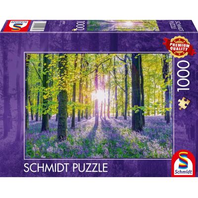Premium Bluebell Woods Schmidt 1000-element puzzle Premium Bluebell Woods Schmidt 1000-element puzzle