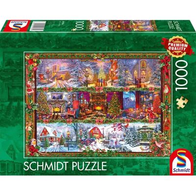 Schmidt - 59784 Puzzle - Temps de Noël - 1000 Pièces - Puzzle - Qualité Premium Schmidt - 59784 Puzzle - Temps de Noël - 1000 Pièces - Puzzle - Qualité Premium