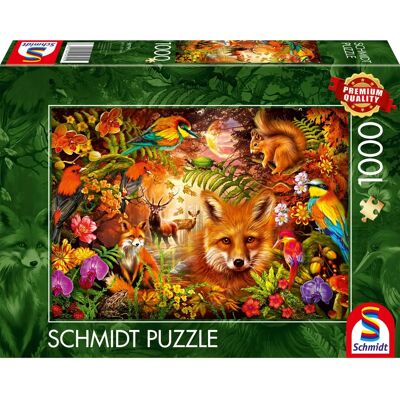Schmidt Spiele Schmidt Flowers Fur and Feathers Jigsaw Puzzle - 1000 Pieces Schmidt Spiele Schmidt Flowers Fur and Feathers Jigsaw Puzzle - 1000 Pieces