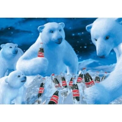 Schmidt Spiele Coca Cola - Lední medvědi - 1000 dílků - Puzzle Schmidt Spiele Coca Cola - Lední medvědi - 1000 dílků - Puzzle