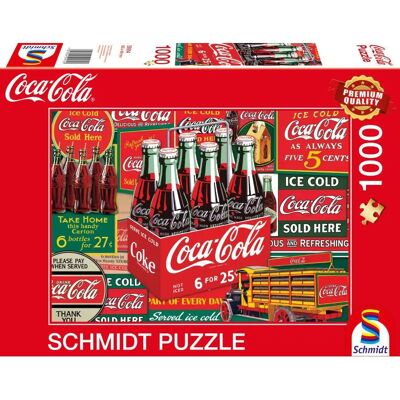 Schmidt Spiele Coca Cola Classic 1000 Teile Puzzle Schmidt Spiele Coca Cola Classic 1000 Teile Puzzle