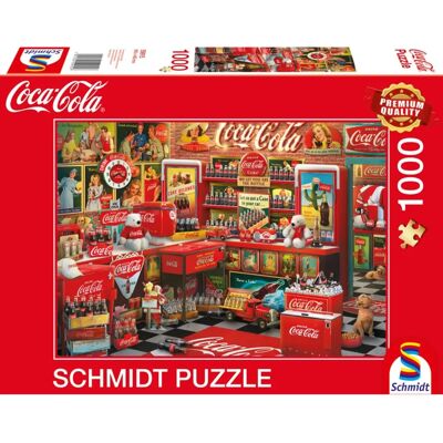 Puzzle Coca-Cola Nostalgie Schmidt - 1000 Pièces - Publicité Puzzle Coca-Cola Nostalgie Schmidt - 1000 Pièces - Publicité