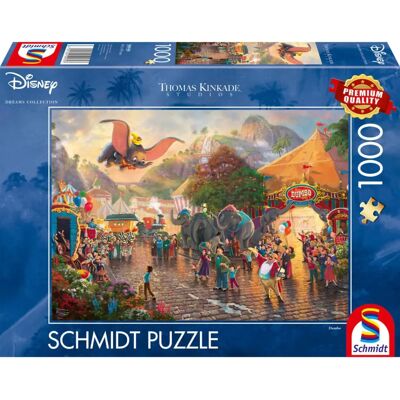 Schmidt Spiele Disney Dumbo Legpuzzel 1000 Stukjes - Puzzel Schmidt Spiele Disney Dumbo Legpuzzel 1000 Stukjes - Puzzel