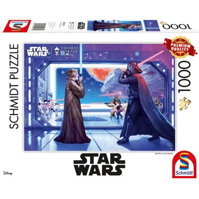 Schmidt Spiele 59953 Puzzle - La Bataille Finale d'Obi Wan, 1000 pcs - Publicité Schmidt Spiele 59953 Puzzle - La Bataille Finale d'Obi Wan, 1000 pcs - Publicité