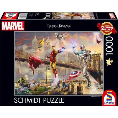 Puzzle Thomas Kinkade Studios Marvel Iron Man - Schmidt Spiele Puzzle Thomas Kinkade Studios Marvel Iron Man - Schmidt Spiele
