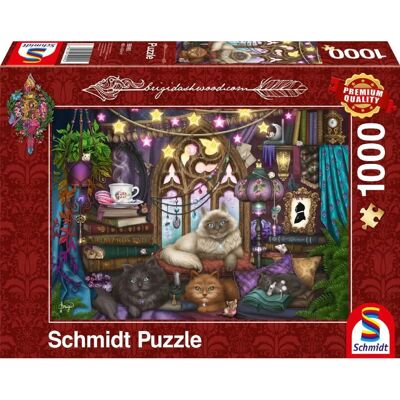 Schmidt Model 59990 - Čaj s Kočkami Puzzle - 1000 Kousků Schmidt Model 59990 - Čaj s Kočkami Puzzle - 1000 Kousků