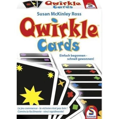 Cartes Qwirkle Schmidt - Jeu familial, Multilingue, 108 Cartes Cartes Qwirkle Schmidt - Jeu familial, Multilingue, 108 Cartes