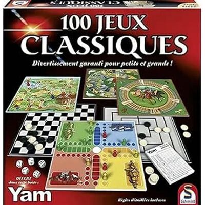 Schmidt Spiele 100 Jeux Classiques - Jeu de Société Schmidt Spiele 100 Jeux Classiques - Jeu de Société