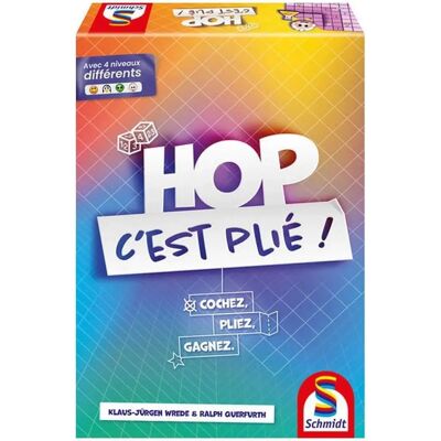 Schmidt Spiele HOP C'est Plié! - Jeu de Société - Publicité Schmidt Spiele HOP C'est Plié! - Jeu de Société - Publicité