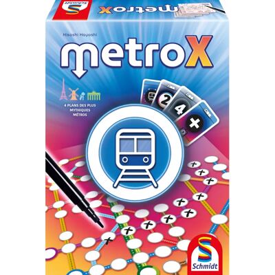 Schmidt Spiele Metro X - Jeu de société - Publicité Schmidt Spiele Metro X - Jeu de société - Publicité