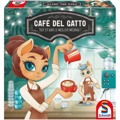 Schmidt Spiele Cafe Del Gatto - Jeu familial - Publicité Schmidt Spiele Cafe Del Gatto - Jeu familial - Publicité