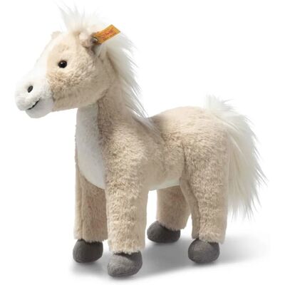Steiff Soft Cuddly Friends Cavallo Gola biondo in piedi, 27 cm Steiff Soft Cuddly Friends Cavallo Gola biondo in piedi, 27 cm