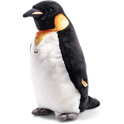 Steiff Palle Le Roi Pingouin - 52 cm Noir - Peluche - Publicité Steiff Palle Le Roi Pingouin - 52 cm Noir - Peluche - Publicité