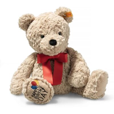 Steiff Jimmy Happy Birthday Teddybär - Weiches Plüsch - 35cm Steiff Jimmy Happy Birthday Teddybär - Weiches Plüsch - 35cm