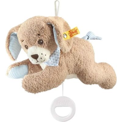 Steiff Bonne Nuit Chien - Peluche Musicale - 22 cm - Publicité Steiff Bonne Nuit Chien - Peluche Musicale - 22 cm - Publicité